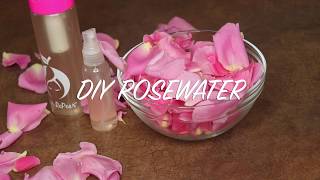 HOW TO MAKE &quot;REAL&quot; ROSEWATER FOR LOCS | ROSE SERIES PART I