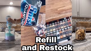 Refill and Restock | Laundry, Fridge, etc. | TIKTOK COMPILATION