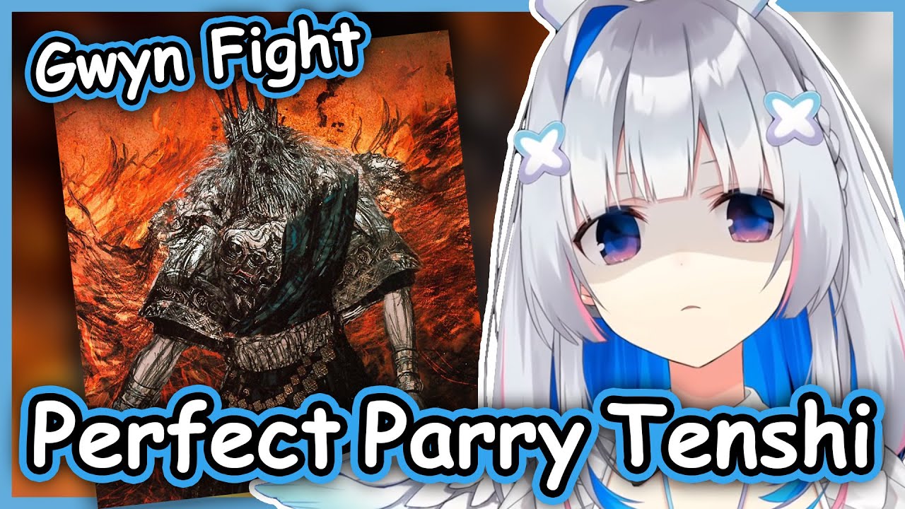 Kanata Finally Cleared Dark Souls By Parrying The Final Boss Gwyn【Amane Kanata】【Hololive】【Eng Sub】