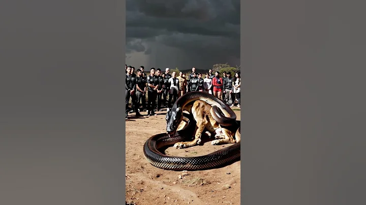 Epic Showdown: Giant Snake #snake #naturelovers #anacondalovers