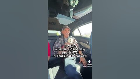 Old people in self-driving car for the trip of the scrolls, in the gratitude for the support of this