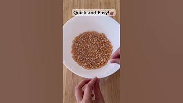 Quick & Easy Microwave Popcorn at Home 🍿#QuickSnack #EasyRecipes #MicrowavePopcorn #homemadepopcorn