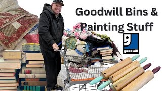 High End Decor At the Goodwill Bins  Shopping Our Store Cottage Makeover Challenge  Reselling