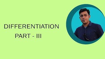 Differentiation Part 3- 5 Problems on Derivative for Beginners