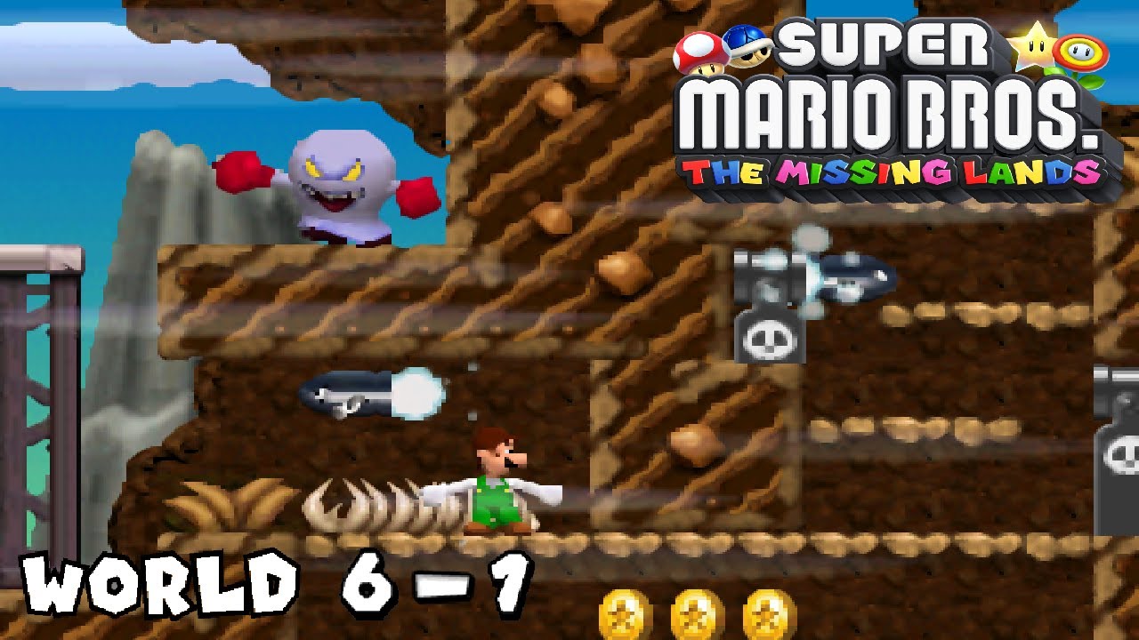 Super Mario Bros. The Missing Lands - World 6-1 (PREVIEW)