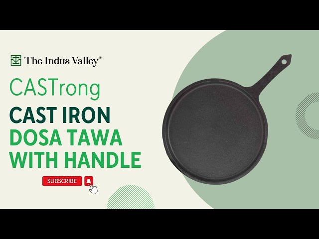 The Indus Valley Cast Iron Dosa Tawa Unboxing & Review, How to Season Cast  Iron Dosa Tawa