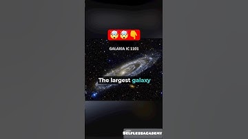 The Largest Galaxy in the Universe | Discover IC 1101 – The Giant of the Cosmos #shorts #ytshorts