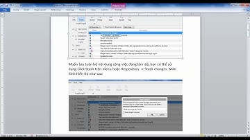 Bitbucket và SourceTree: Stash, merge branch