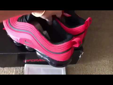 vapormax 97 red and black