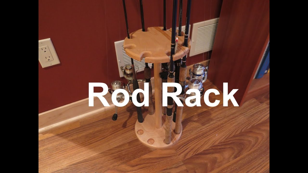 PLANS for Fishing Rod Rack 