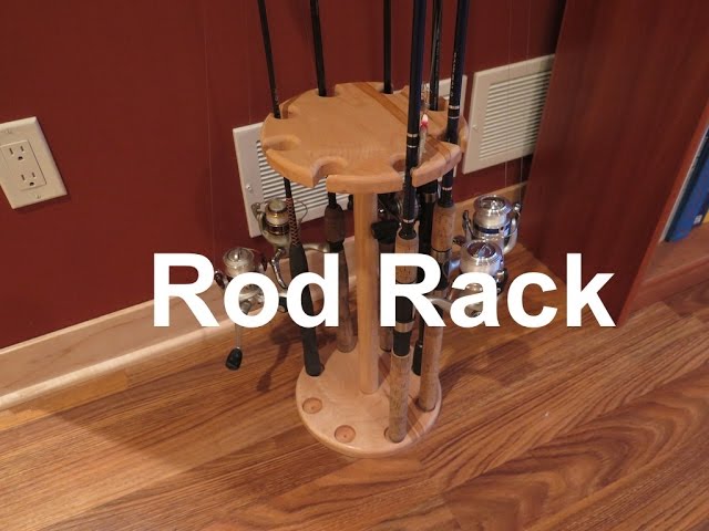 How to make a circular rod holder 