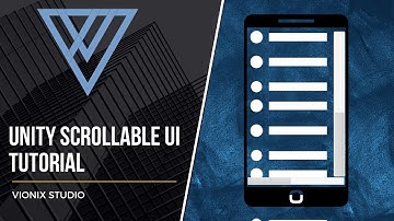 Making a scrollable UI in Unity| Unity scroll view tutorial