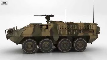 M1126 Stryker ICV 3D model by 3DModels.org