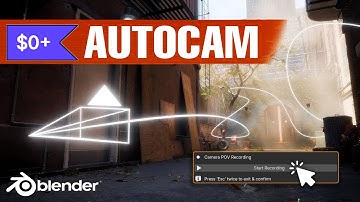 AutoCam – FREE Blender Addon for Smooth Camera Animation!