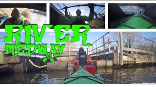 Kayak trip down the river Medway. Check out the shoots 👍🏻