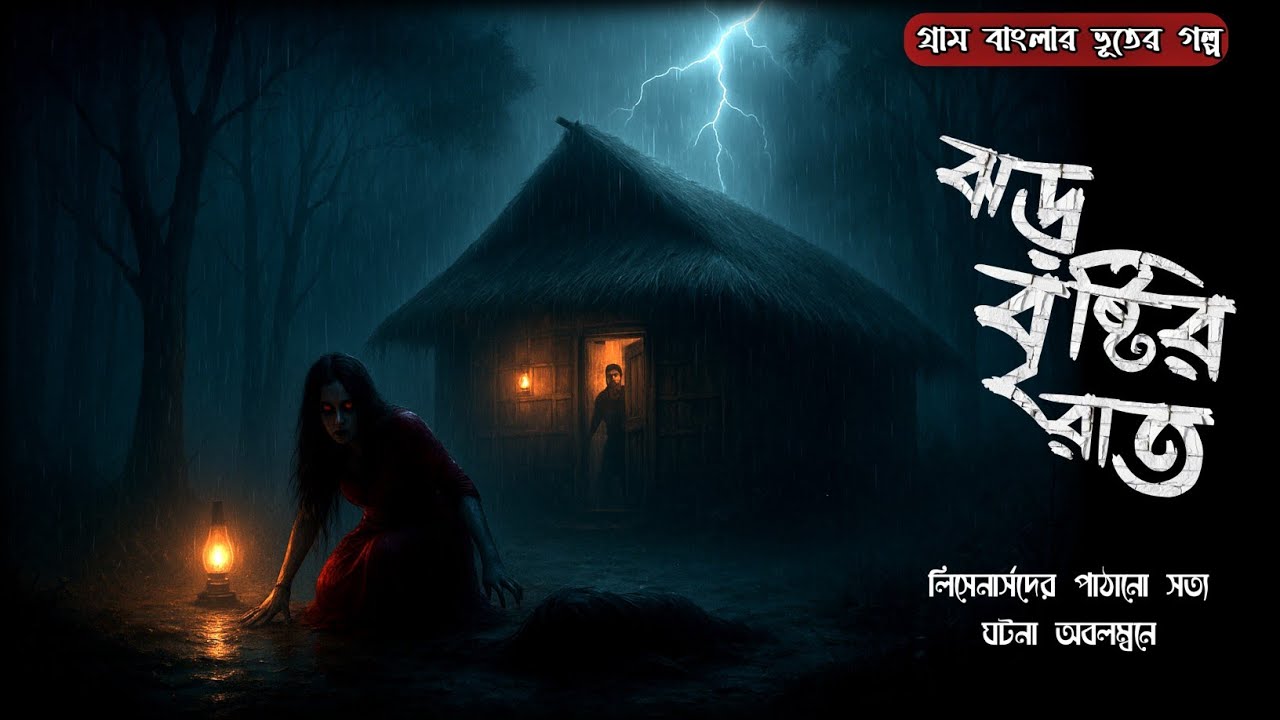 ঝড় বৃষ্টির রাত | গ্রাম বাংলার ভূতের গল্প | Bhoot FM | New Email Episode | 