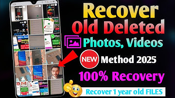 How To Recover Deleted Photos, Videos From Android (2025) | Restore Deleted Photos/Videos In Android