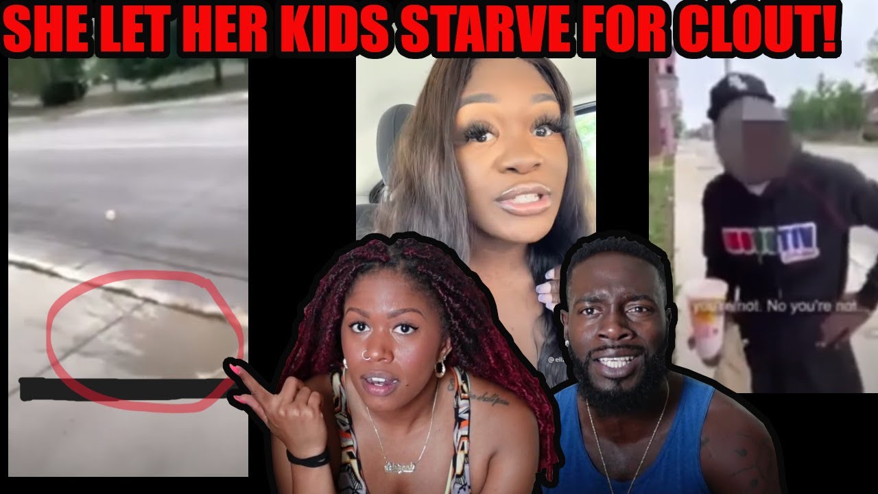 BROKE SINGLE MOTHER of 4 goes VIRAL for letting her children STARVE for CLOUT! - REACTION! CALL CPS!