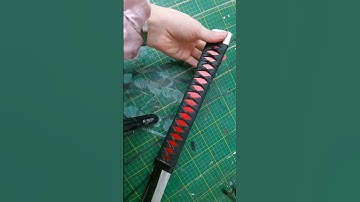 How to Wrap your Katana Handle #tsukamaki #shorts