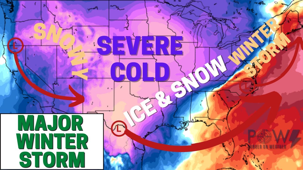 Major Winter Storm! Damaging Ice Storm, Heavy Snow & Severe Cold! - POW ...