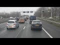 Amsterdam 14 Şeritli Yol - Sabah Trafiğinde Bir Türk Tırı