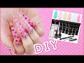 Valentine's Day Nails Using A Jelly Polygel Kit