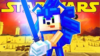 Sonic Becomes a STAR WARS JEDI in Minecraft!