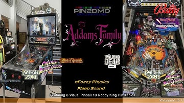 Visual Pinball X - The Addams Family Bally 1992 Preview