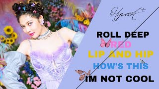 HYUNA- Roll Deep, Red, Lip And Hip, How’s This &amp; Im Not Cool ( Award Show Perf. Concept )