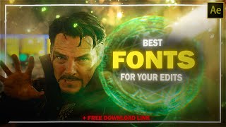 Best Fonts for Video editors ; Any software