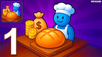 Bread Factory - Gameplay Walkthrough Part 1 - Farm, Bake & Sell (iOS, Android)