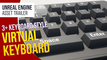 UE4 l UE5 l Virtual Keyboard Pro | Unreal Engine 5 (Trailer)