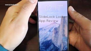 The Best Android Lock Screen! SlideLock Locker App Review! screenshot 3