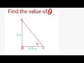 Dterminer la mesure de langle teta  trigonomtrie dans un triangle recette calcul de langle