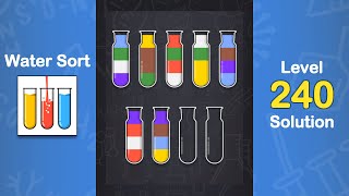 Water Sort Puzzle Solution - Level 240