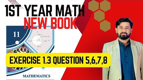 11Th Class Math New Book 2025 PCTB || Exercise 1.3 Question 5,6,7,8||Ch#1Complex number||#11thmath