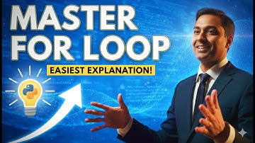 Master the Python for Loop in  5 Minutes 🚀 (Easiest Explanation)