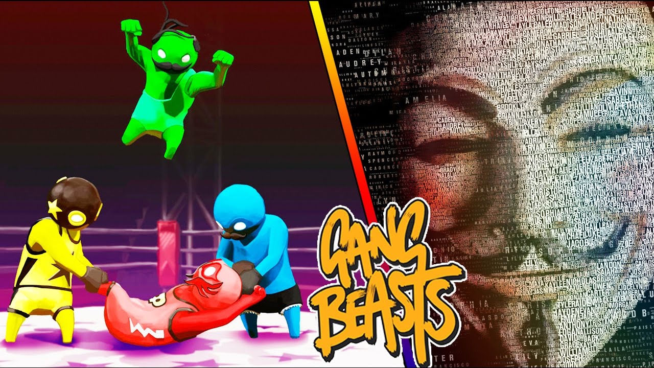 El Gringo Hacker Nos Destroza El Culo Gang Beasts Youtube - trolleando a un noob y acabo trolleado roblox desastres