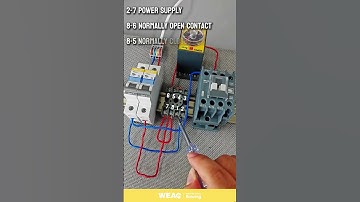 How to wire a timer to control the EC model Ac Contactor.