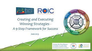 Creating and Executing Winning Strategies - A 9-Step Framework for Success