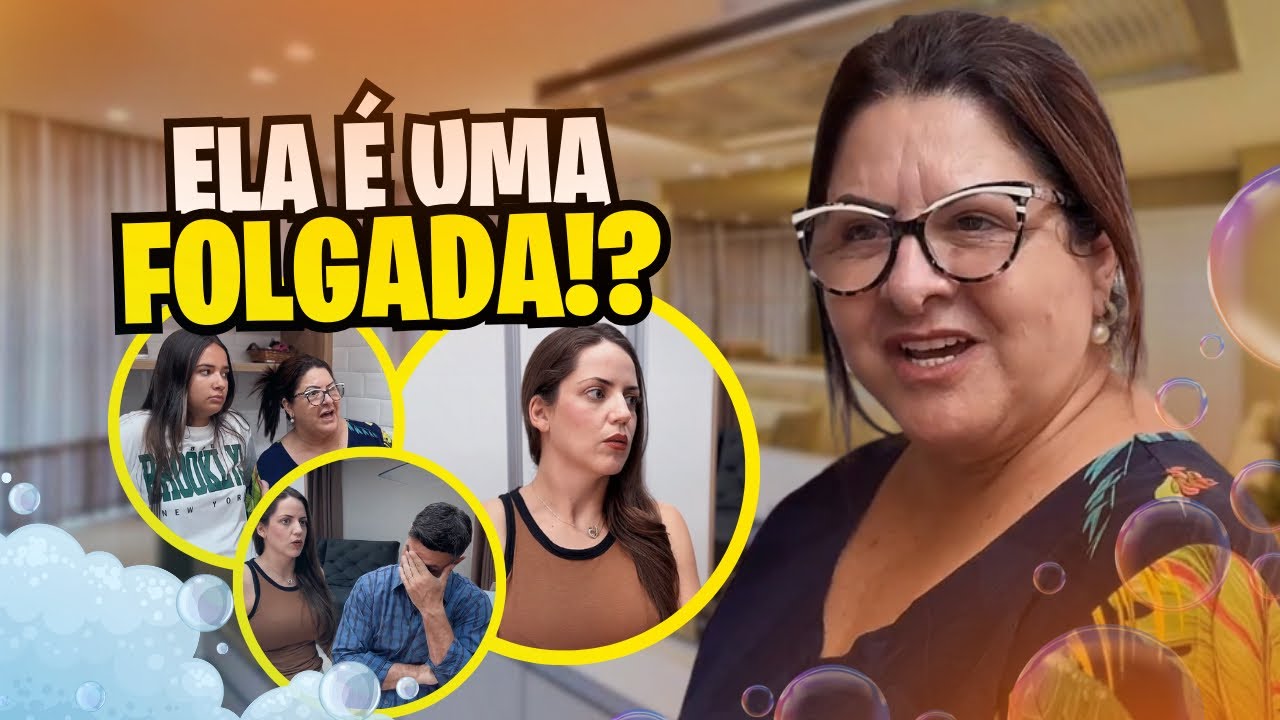 A filha do meu marido veio passar uns dias em casa e esta me ajudando! Mas minha sogra não gostou!