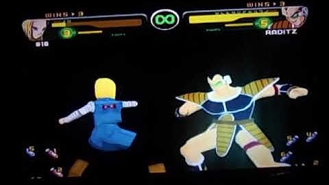 Dragon Ball Z Budokai(Gamecube)-Android 18 vs Raditz II