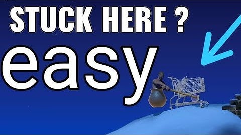 stuck problem in cart at radio tower in (getting over it) #gettingoverit