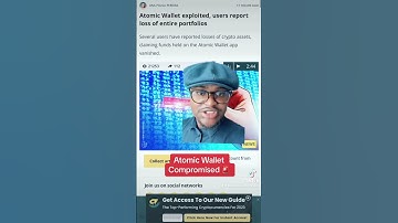 Atomic wallet compromised 🚨🚨🚨🚨