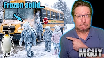 Heaters in ELECTRIC school buses TURNED OFF to SAVE BATTERY | MGUY Australia