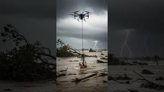 Drone Saves Dog Trapped in Raging CYCLONE Floodwaters