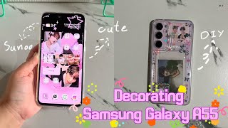 Decorating & DIY case phone Samsung Galaxy A55 |aesthetic