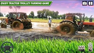 #2 #1 Play this real tractor trolley driving game and enjoy offroad farming simulator! screenshot 3