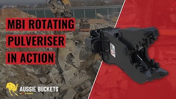 Aussie Buckets MBI Rotating Pulveriser In Action | Aussie Buckets