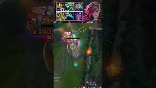 100% CRIT LETHALITY VI ONE-SHOTS EVERYTHING 😱 | League of Legends #shorts